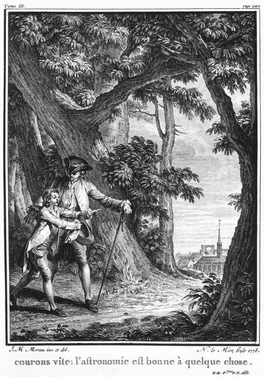 Illustration from 'L'Emile' by Jean-Jacques Rousseau engraved by Noel ...
