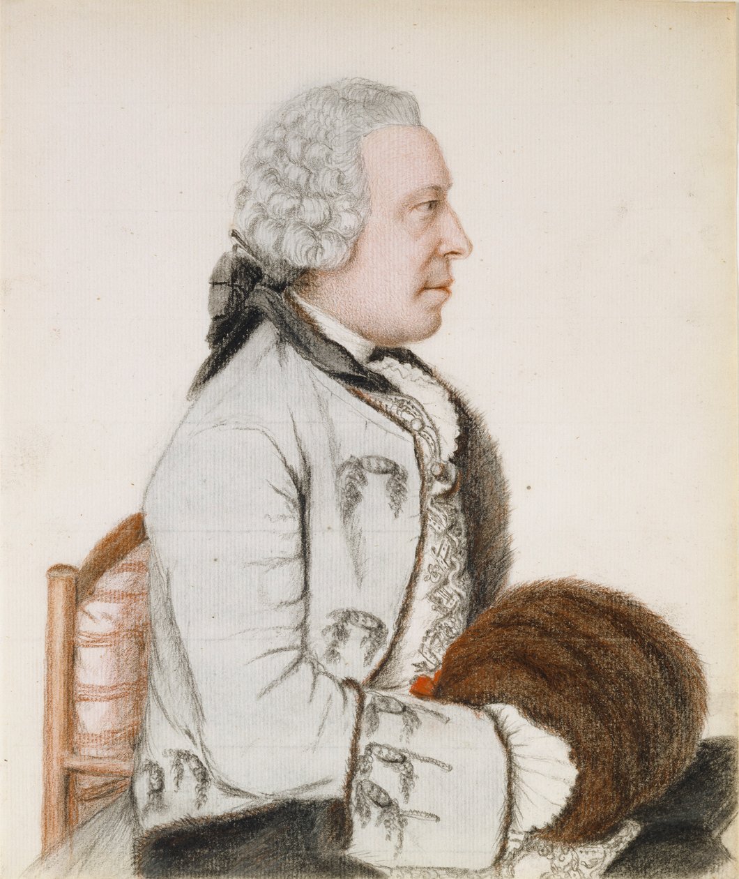 Portrait of Charles-Benjamin de Langes de Montmirail, Baron de Lubières by Jean-Étienne Liotard