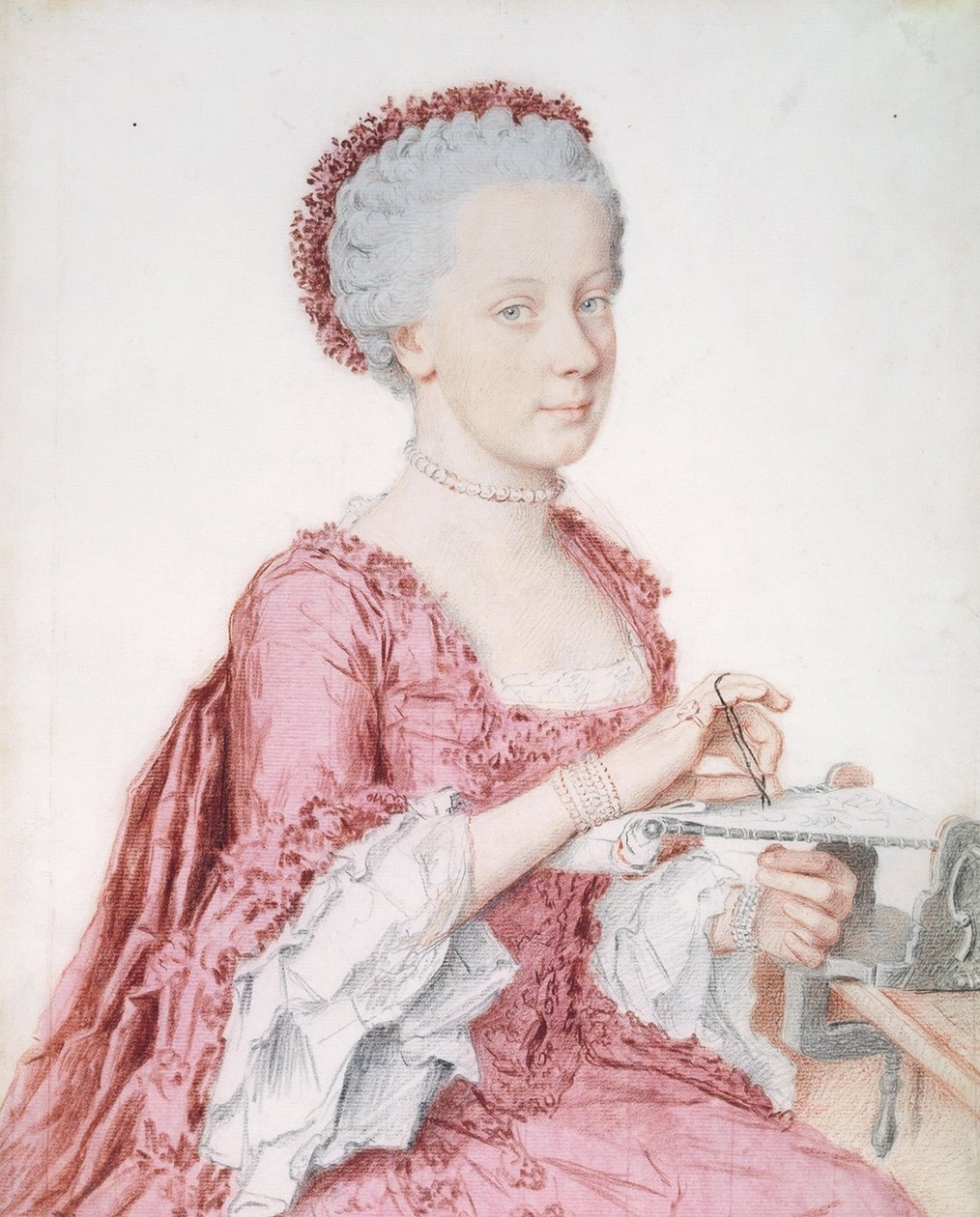 Portrait of Archduchess Maria Amalia of Austria by Jean Étienne Liotard