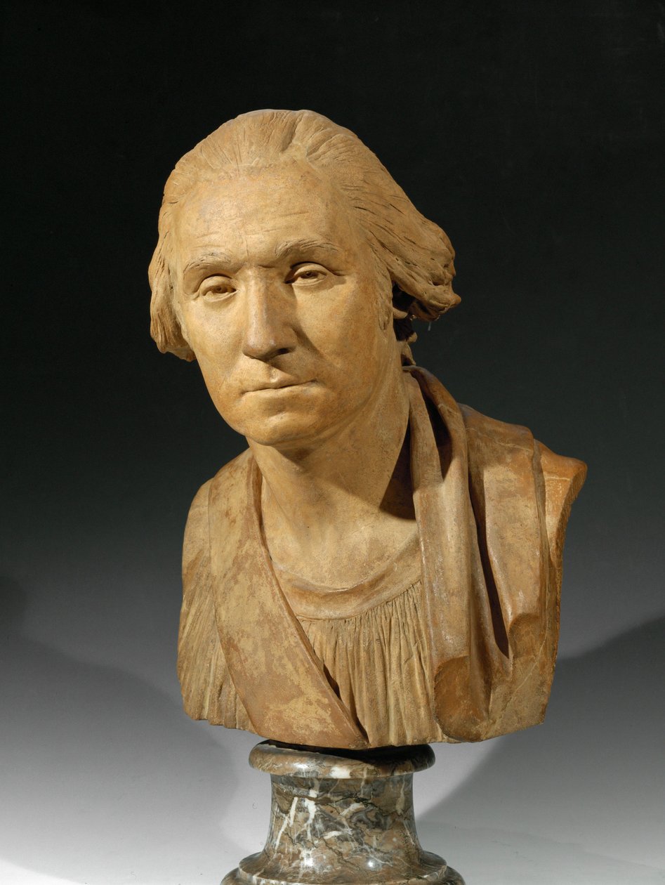 George Washington, First President of the United States by Jean-Antoine Houdon