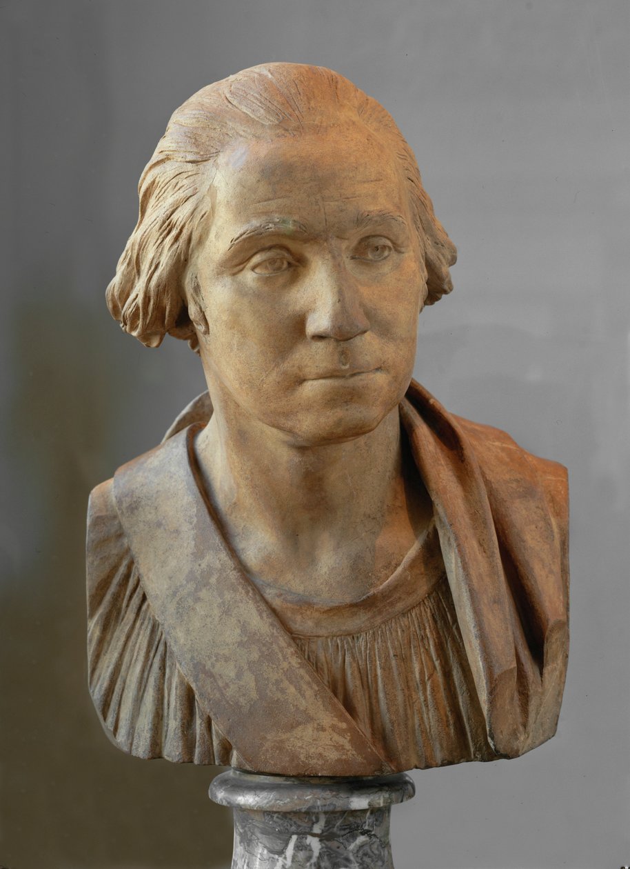 George Washington, First President of the United States by Jean-Antoine Houdon