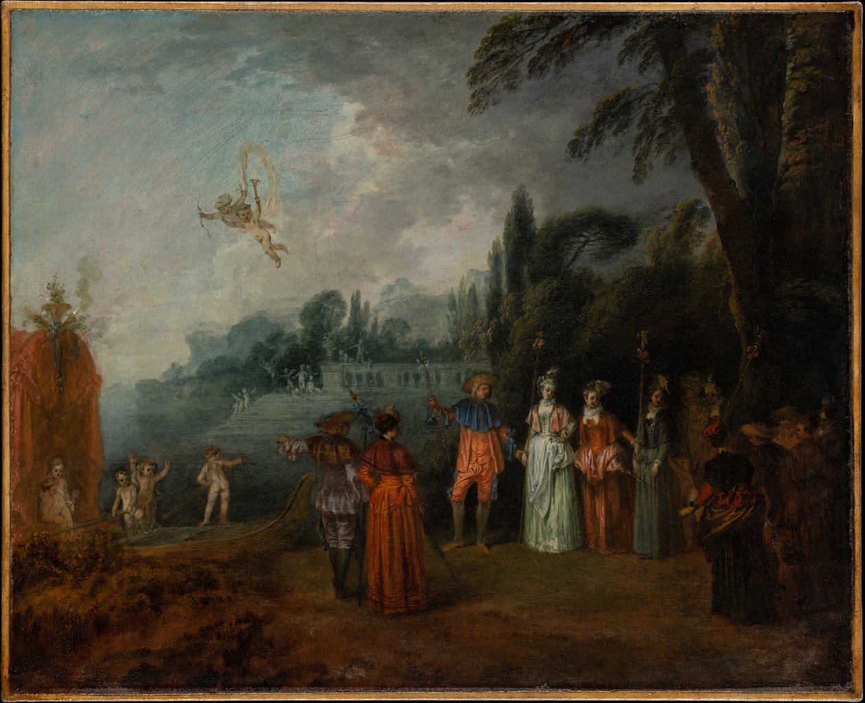 The Embarkation for Cythera by Jean-Antoine Watteau