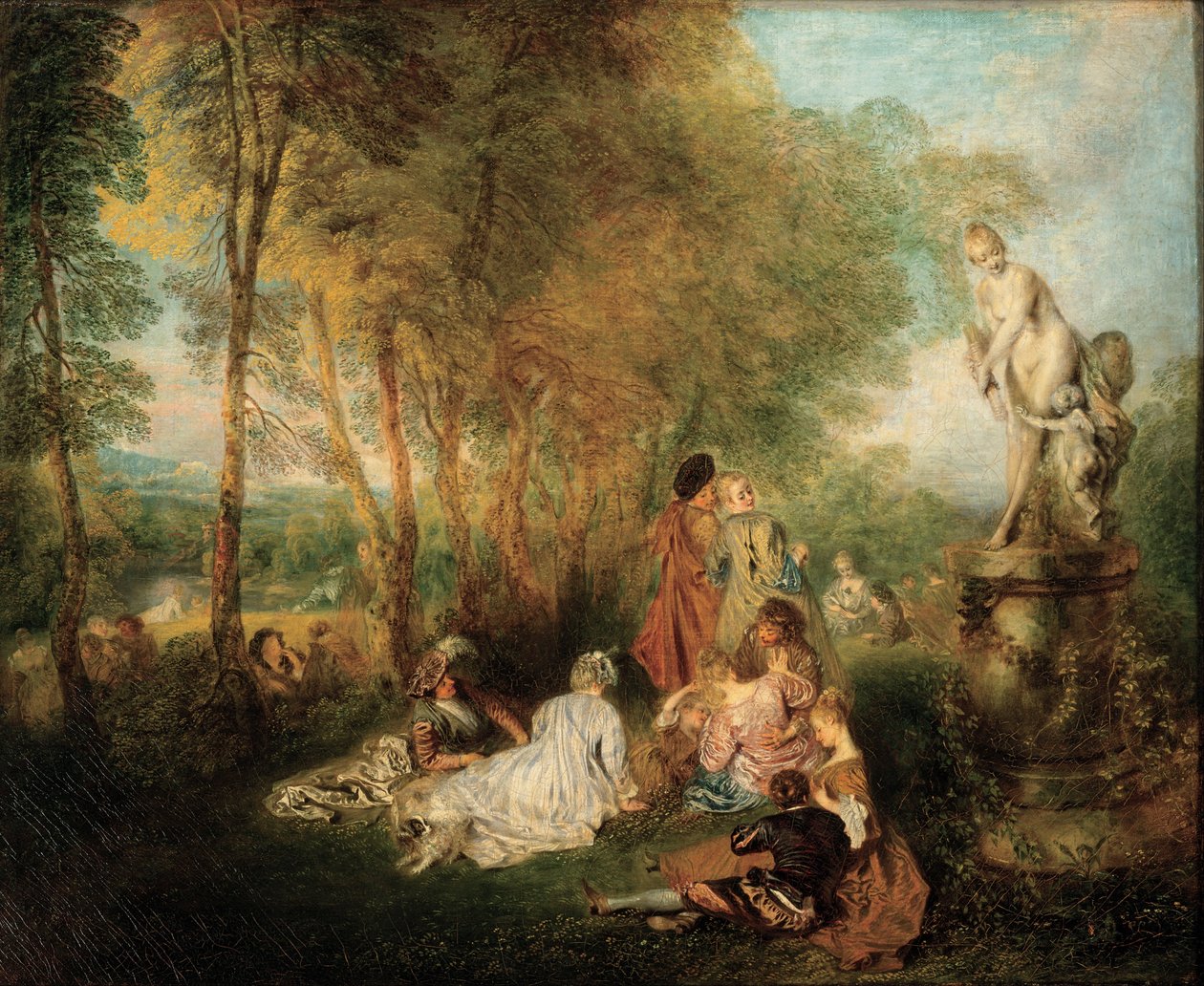The Feast of Love by Jean-Antoine Watteau