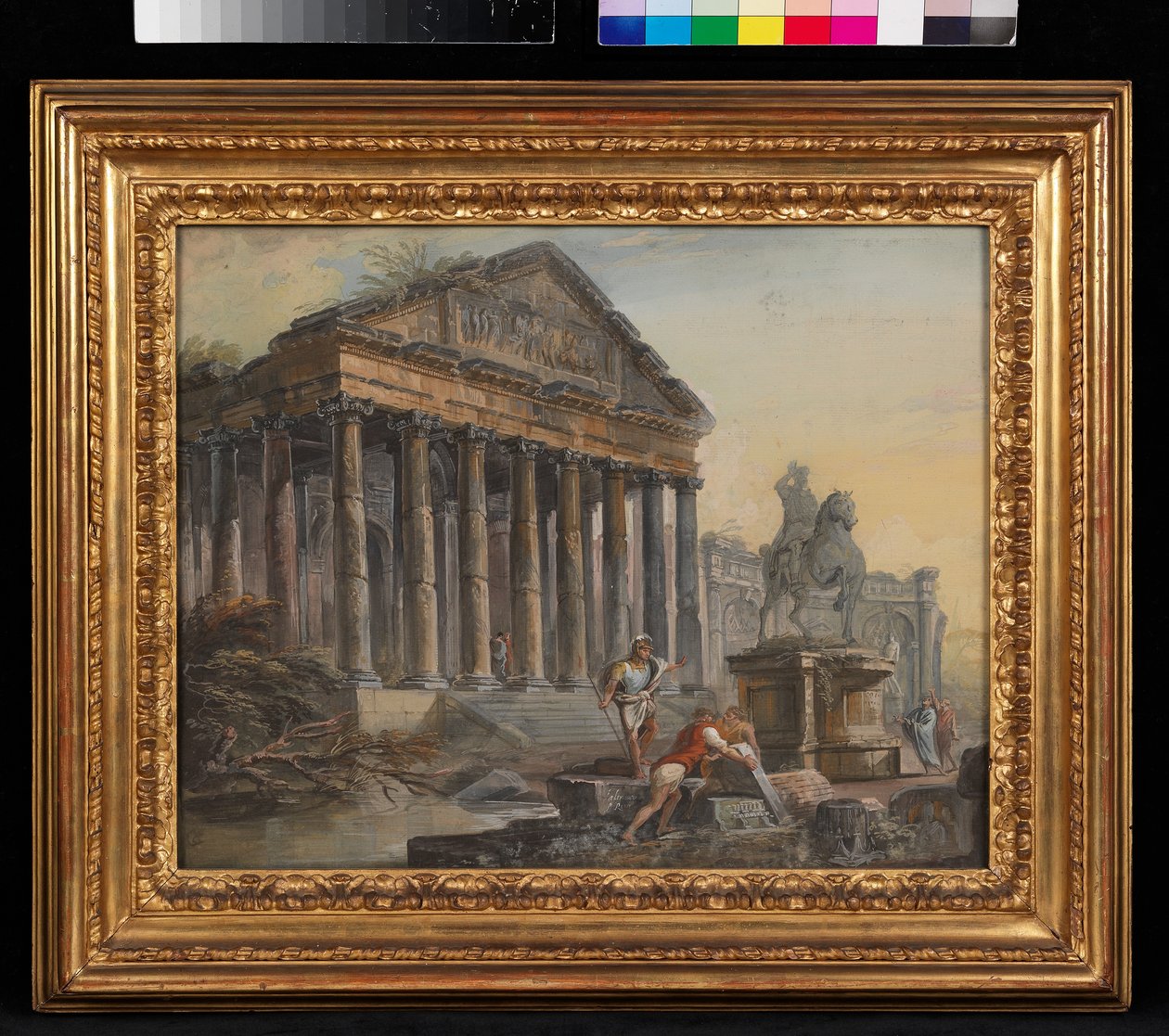 Landscape by Jean Baptiste Lallemand