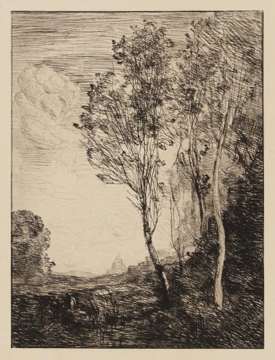 Souvenir of Italy by Jean-Baptiste-Camille Corot