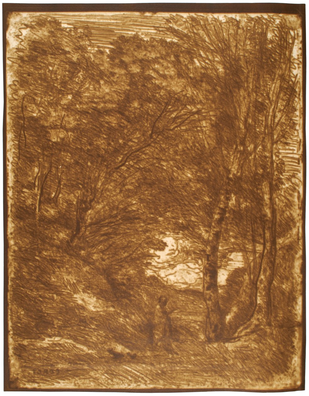 The Gardens of Horace by Jean-Baptiste-Camille Corot