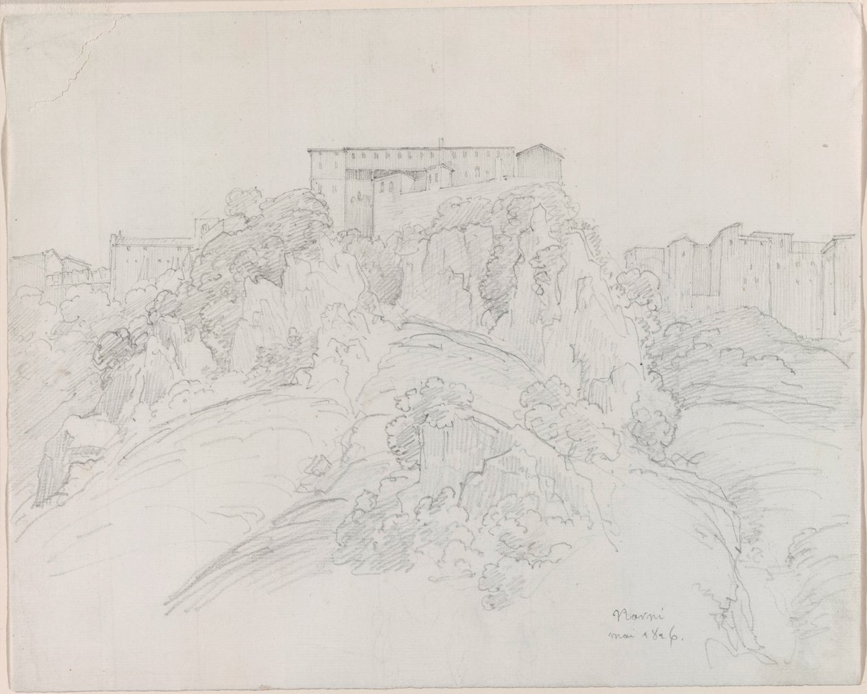 View of Narni by Jean-Baptiste-Camille Corot