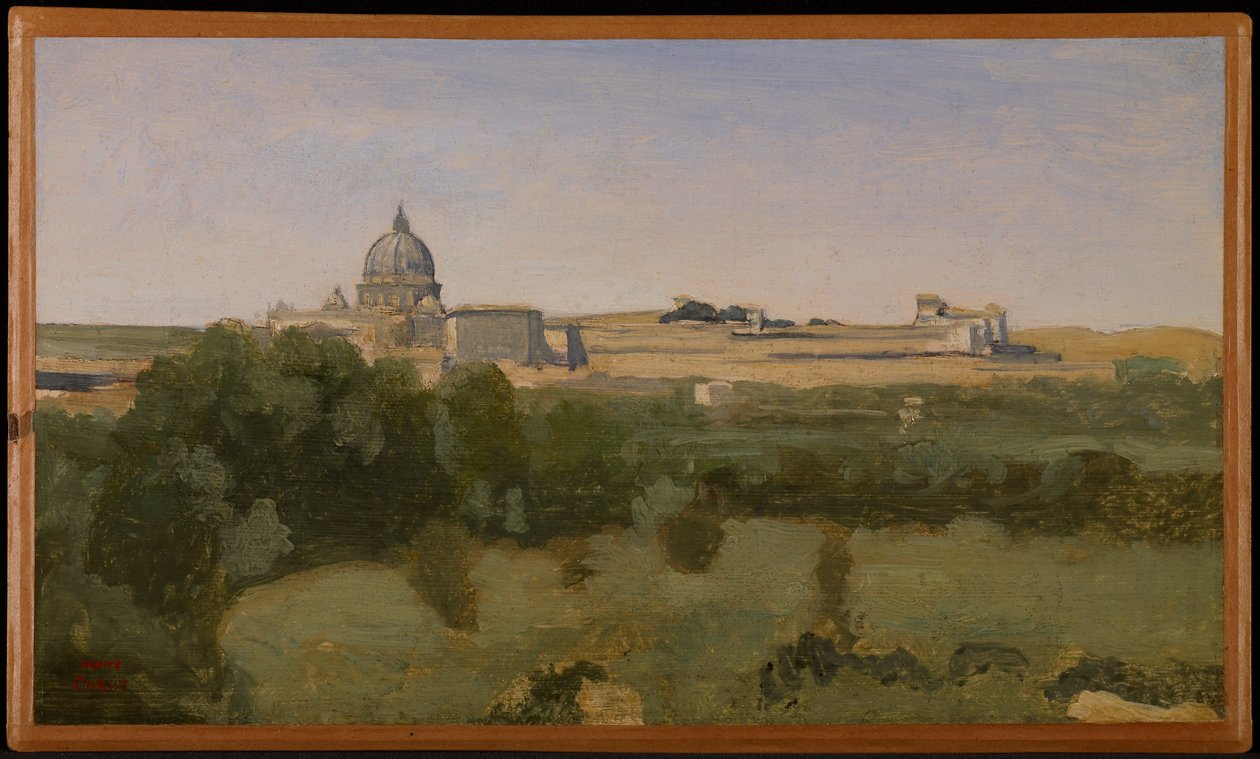 View of Rome from Monte Pincio by Jean-Baptiste-Camille Corot