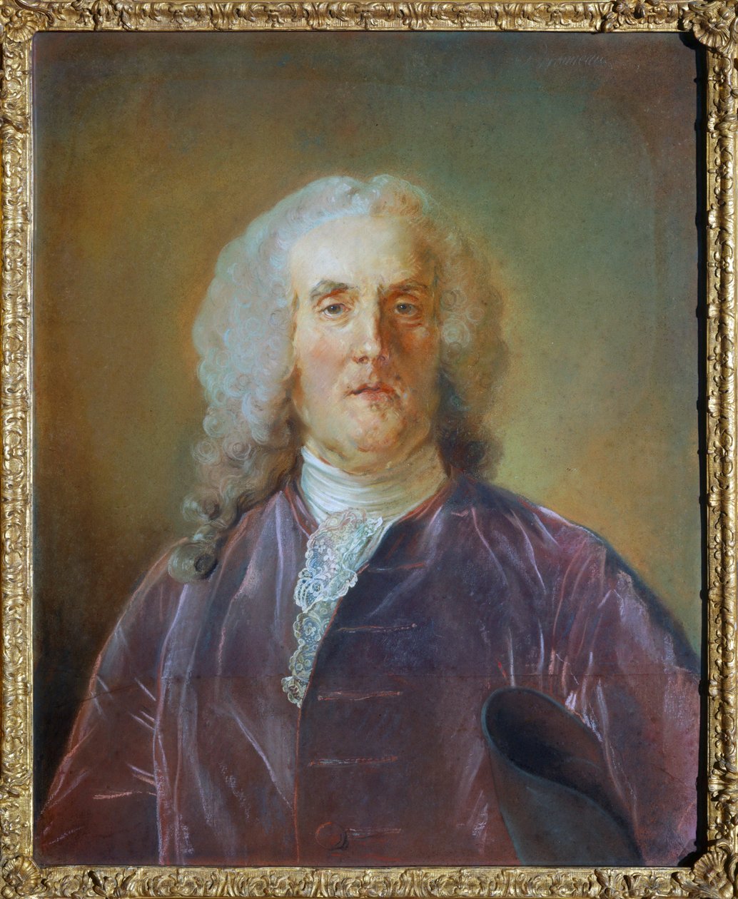 Portrait of Abraham Van Robais by Jean Baptiste (attr. to) Perronneau