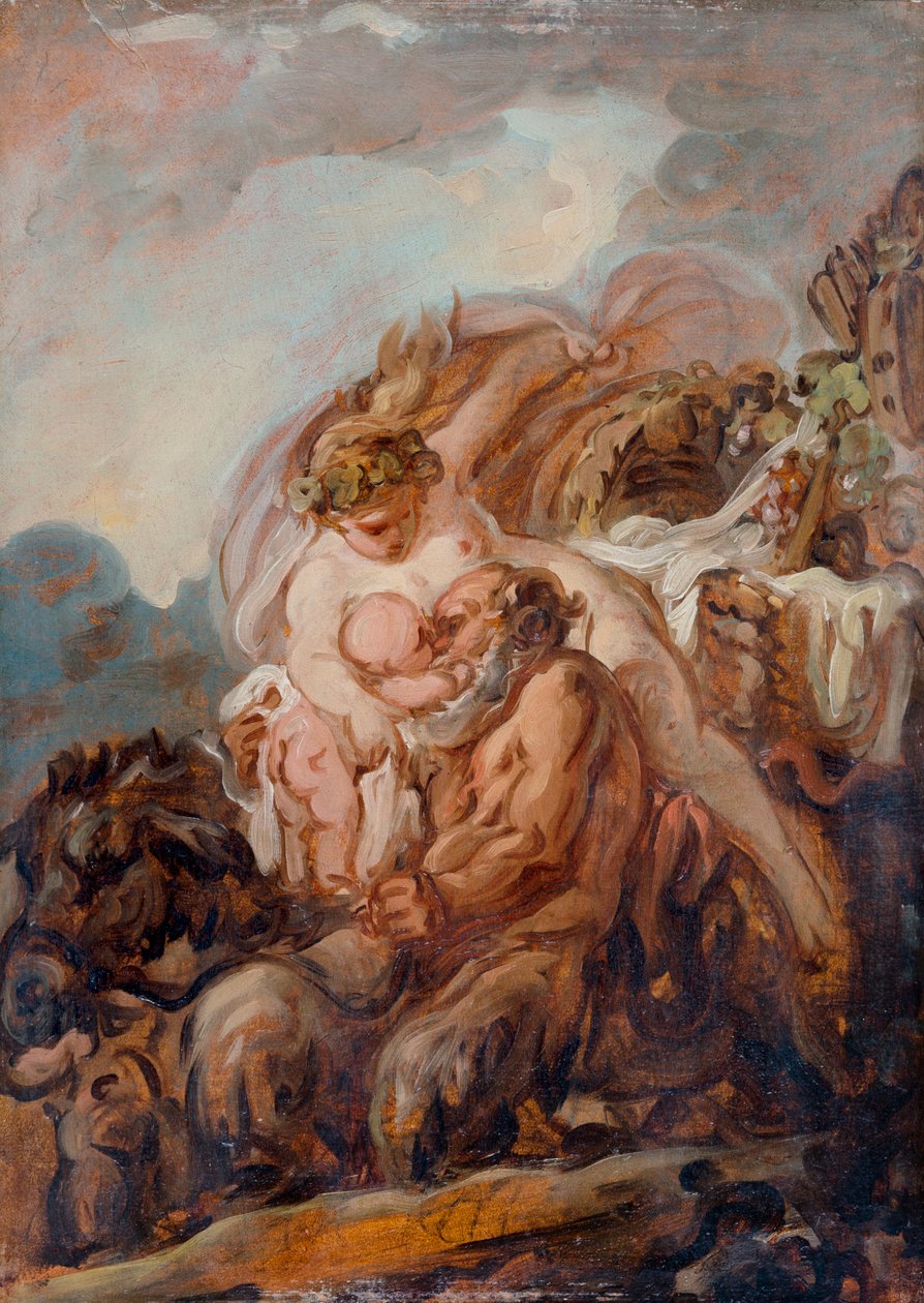 Infancy Of Dionysus by Jean-Baptiste Deshays