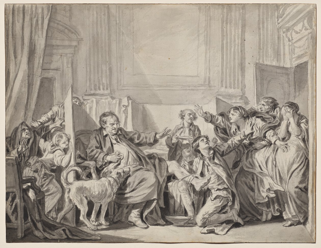 The Guilty and Repentant Daughter by Jean-Baptiste Greuze