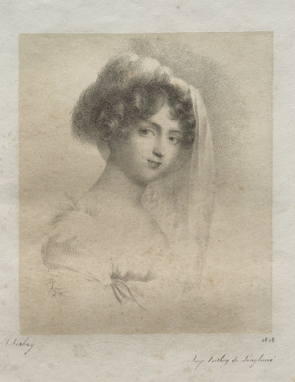 Mme. Horace Vernet by Jean-Baptiste Isabey