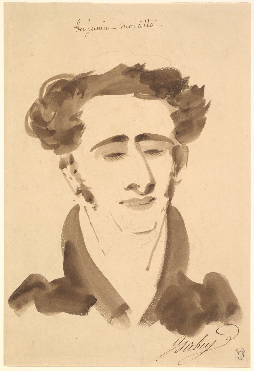 Portrait of Benjamin Mocatta (1802–1865) by Jean-Baptiste Isabey