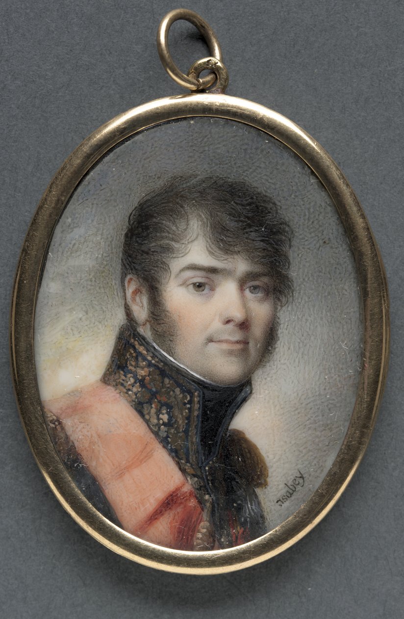 Portrait of Henri Gratien, Comte Bertrand by Jean-Baptiste Isabey