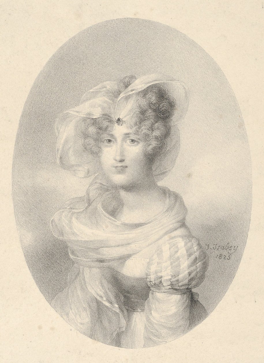 Portrait of Madame Ditte-Harmite by Jean-Baptiste Isabey