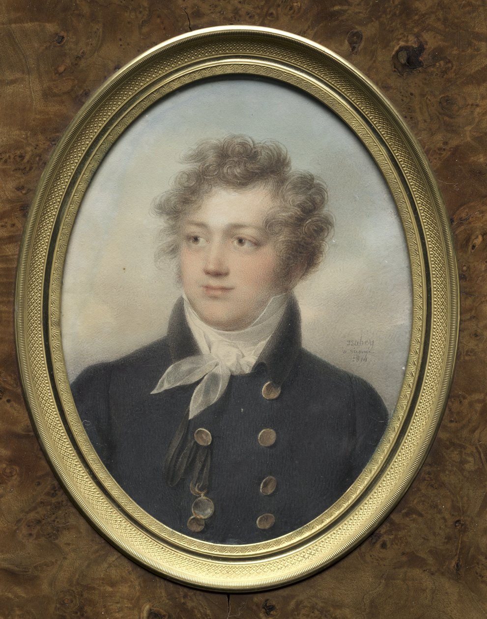 Portrait of a Man, possibly Alexander I, Emperor of Russia by Jean-Baptiste Isabey
