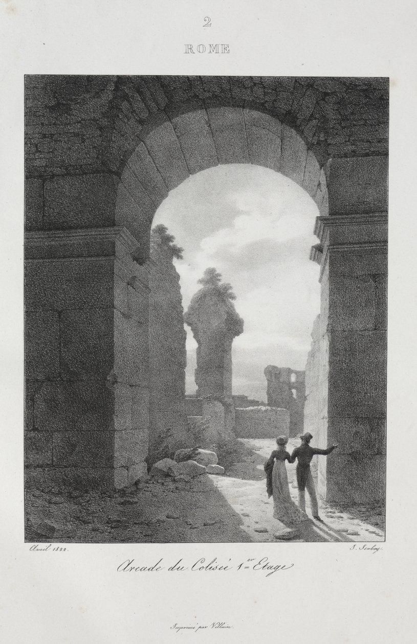 Voyage to Italy in 1822 by Jean-Baptiste Isabey