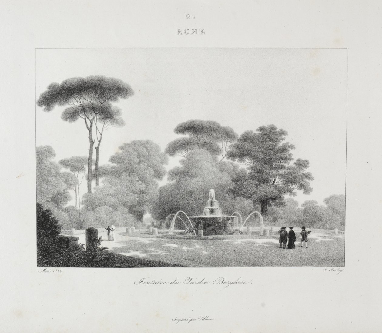 Voyage to Italy in 1822 by Jean-Baptiste Isabey