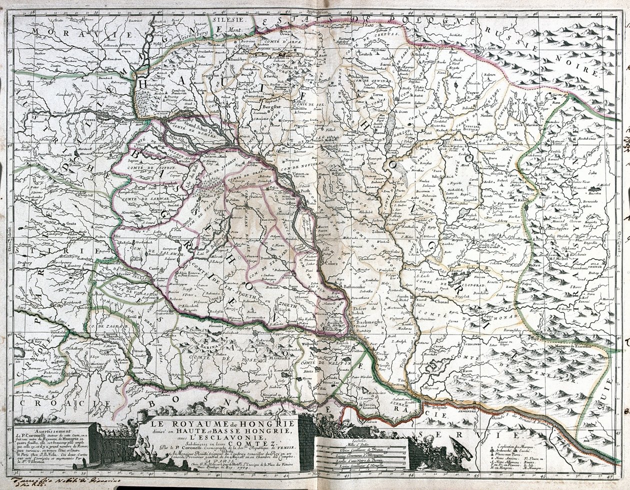 Austria (State: Lower Austria, Vienna, Styria, Burgenland), Slovakia, Hungary, north Serbia, Croatia (County: Vukovar-Syrmia, Osijek-Baranja, Brod-Posavina, Požega-Slavonia, Virovitica-Podravina, Bjelovar-Bilogora, Koprivnica-Križevci, Međimurje, Varaždin, by Jean Baptiste Nolin