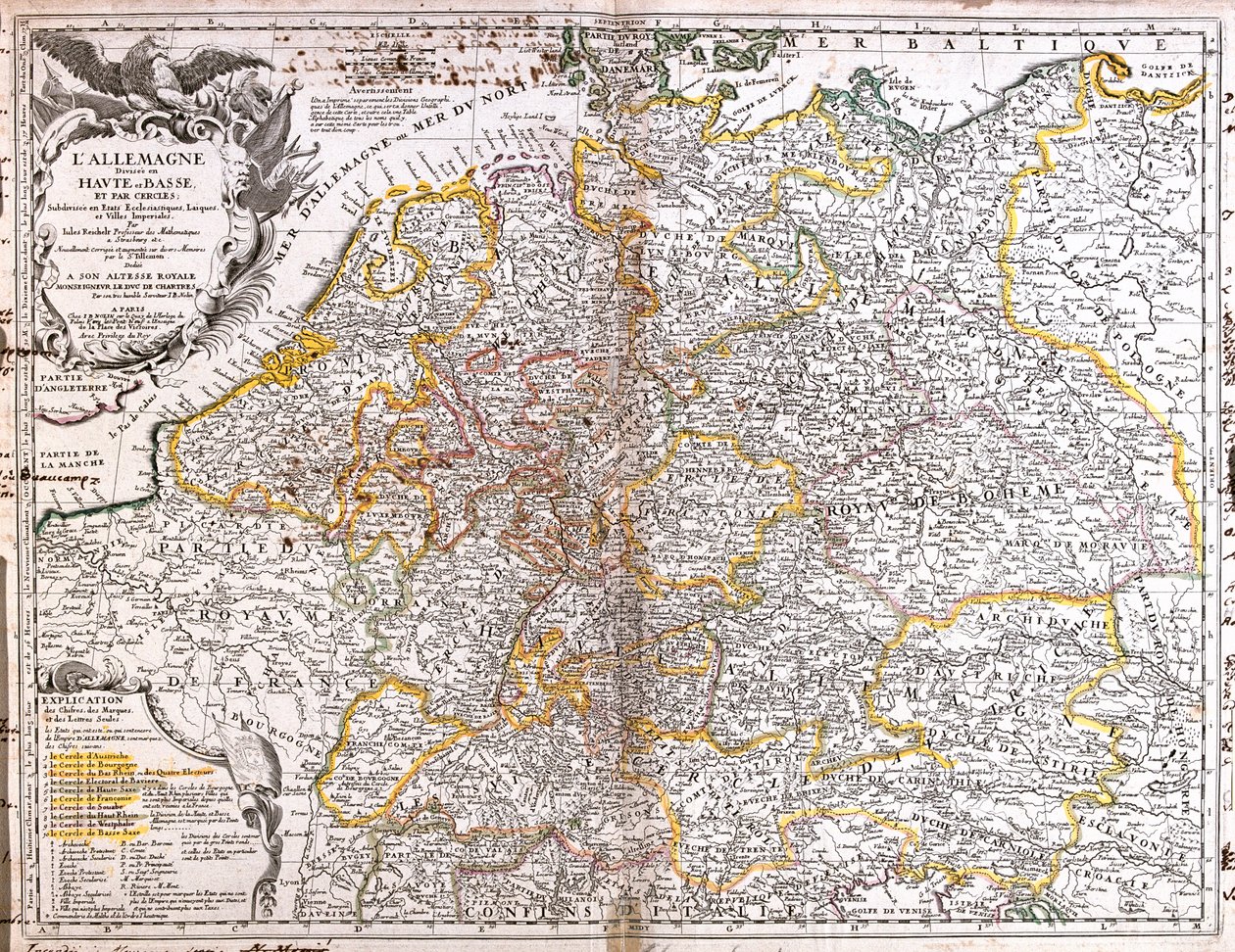 Belgium, Netherlands, Germany, Poland (Voivodeship: Pomeranian, West Pomeranian, Lubusz, Lower Silesian, Opolskie, Silesian), Republic Czech, Austria, Slovenia, Italy (Region: Friuli-Venezia Giulia, north Veneto, Trentino-Alto Adige, north Lombardy), Swit by Jean-Baptiste Nolin