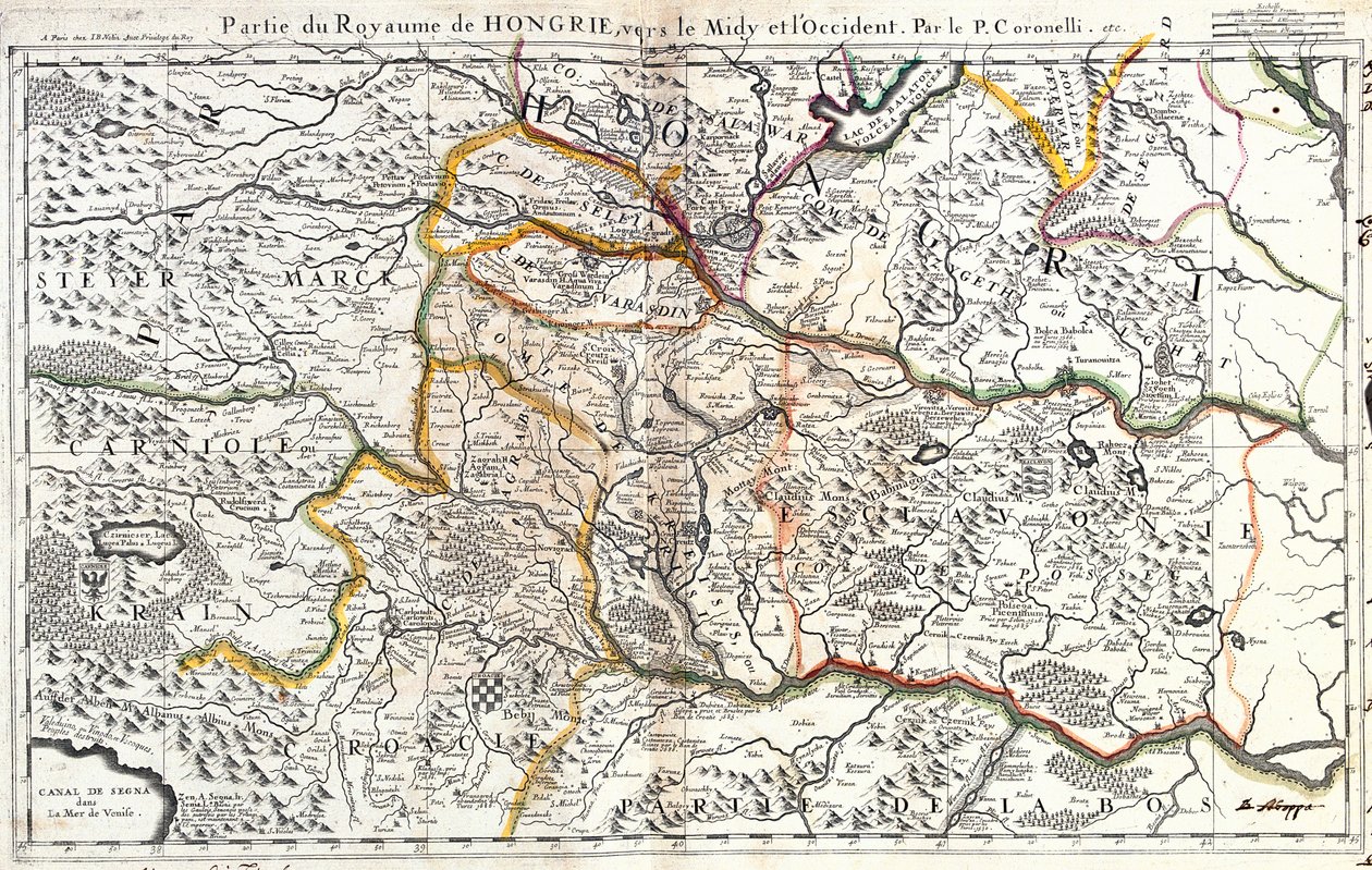 South-west Hungary, north Croatia, east Slovenia by Jean-Baptiste Nolin