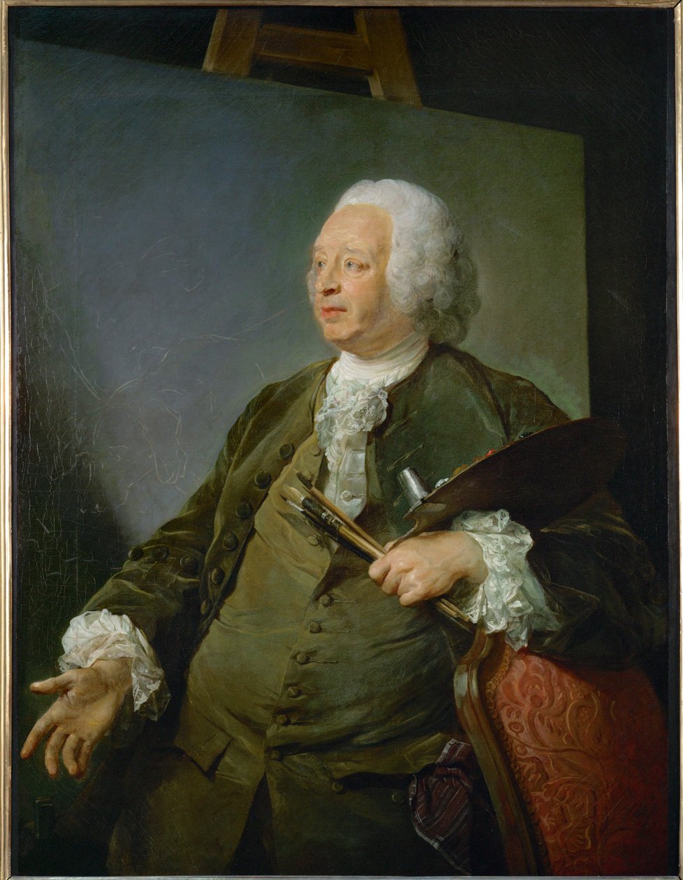 The Painter Jean-Baptiste Oudry by Jean-Baptiste Perronneau
