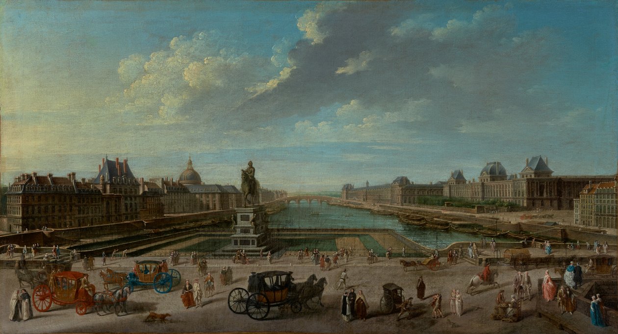 A View of Paris from the Pont Neuf by Jean-Baptiste Raguenet