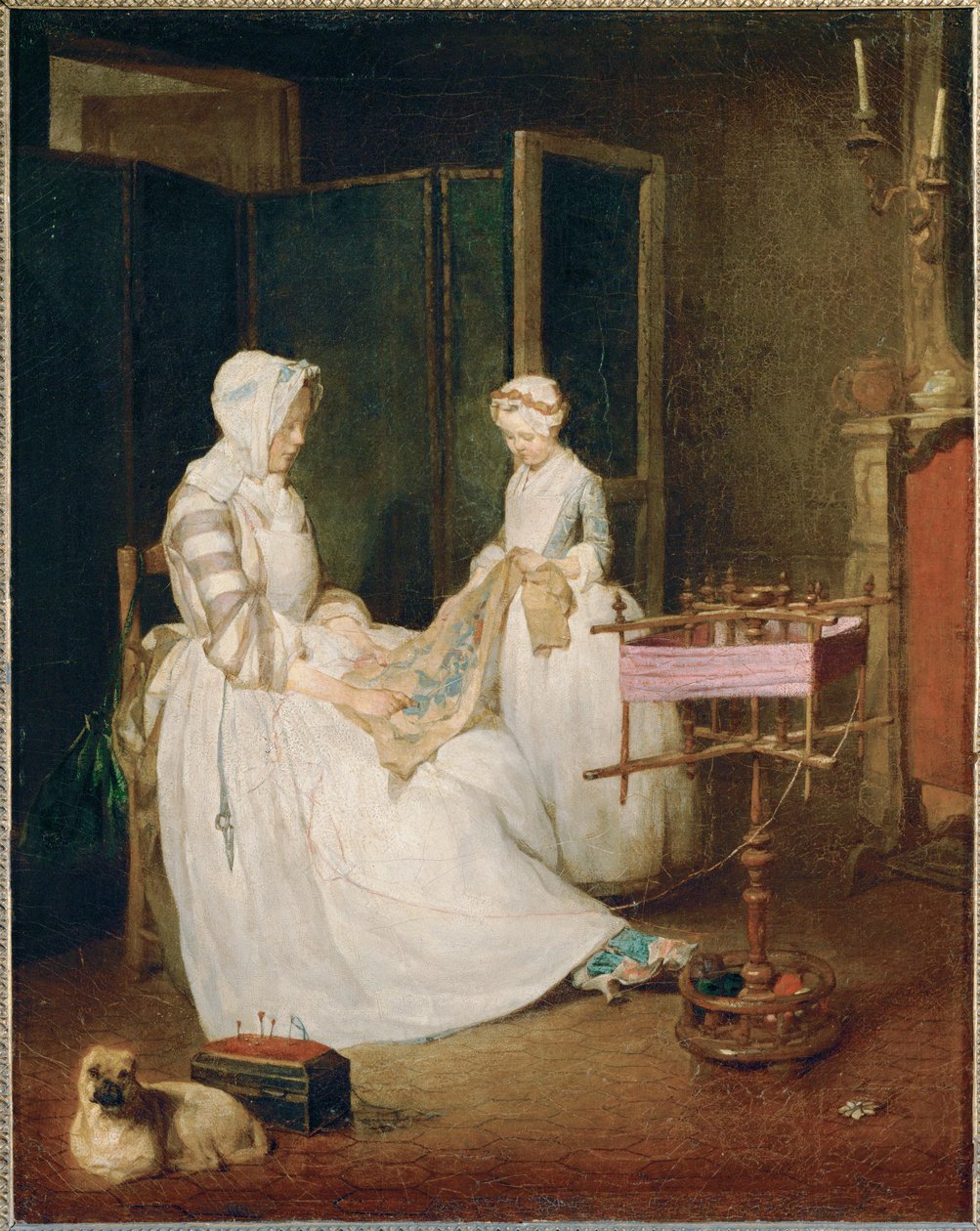 The Diligent Mother by Jean-Baptiste Simeon Chardin