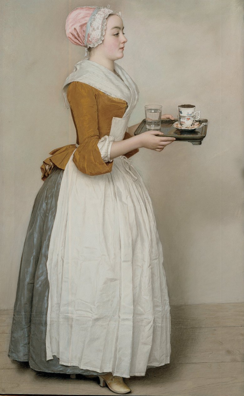 The Chocolate Girl by Jean-Étienne Liotard