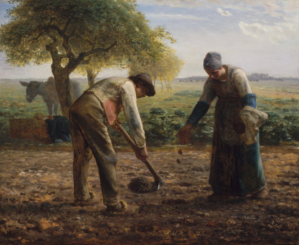 Potato Planters by Jean-Francois Millet