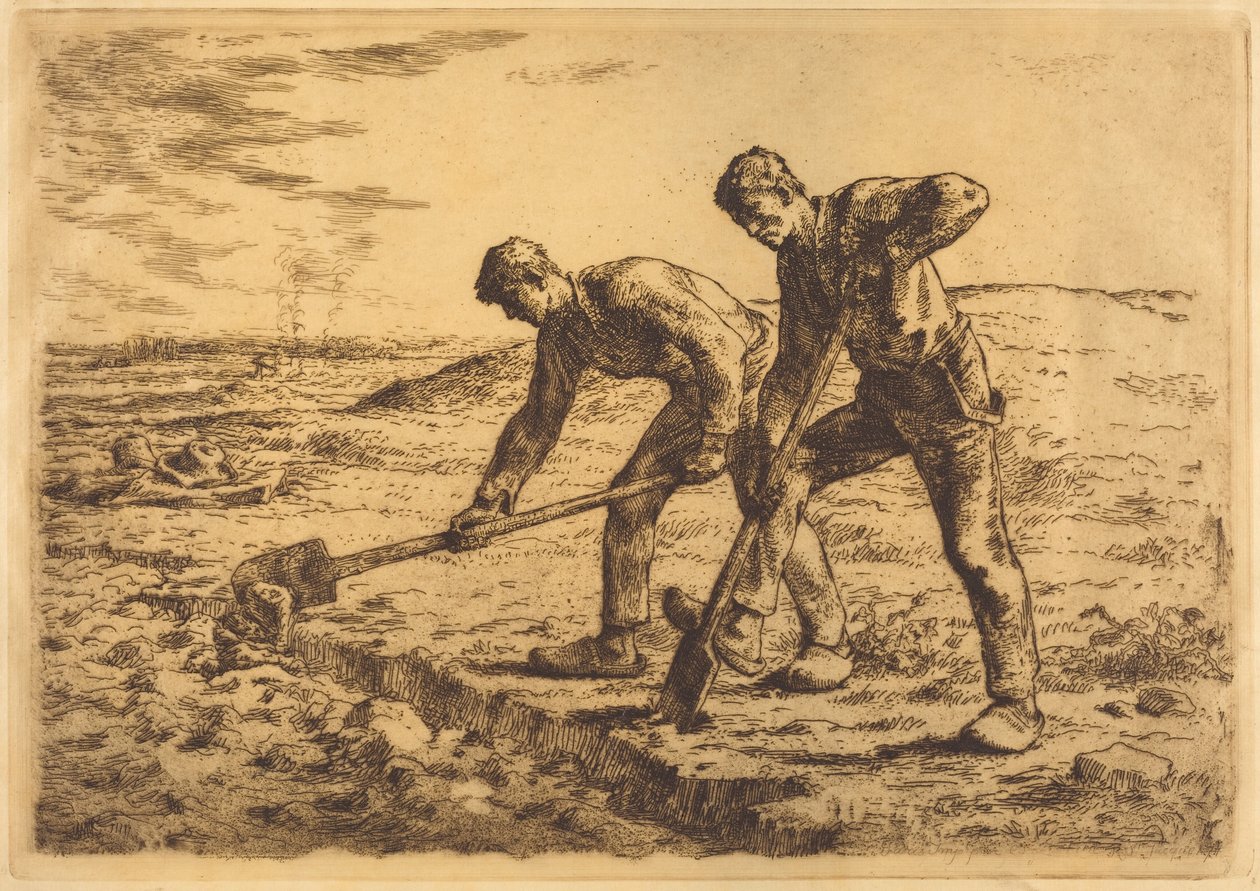 The Diggers by Jean-Francois Millet