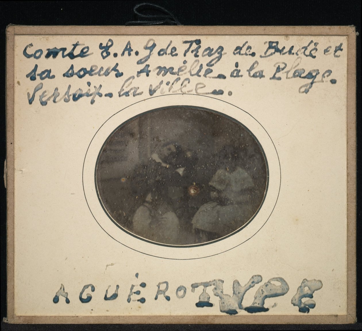 Portrait of Two Children, Comte Ernest Andre Gabriel de Traz de Budé et sa Soeur Amélie by Jean Gabriel Eynard