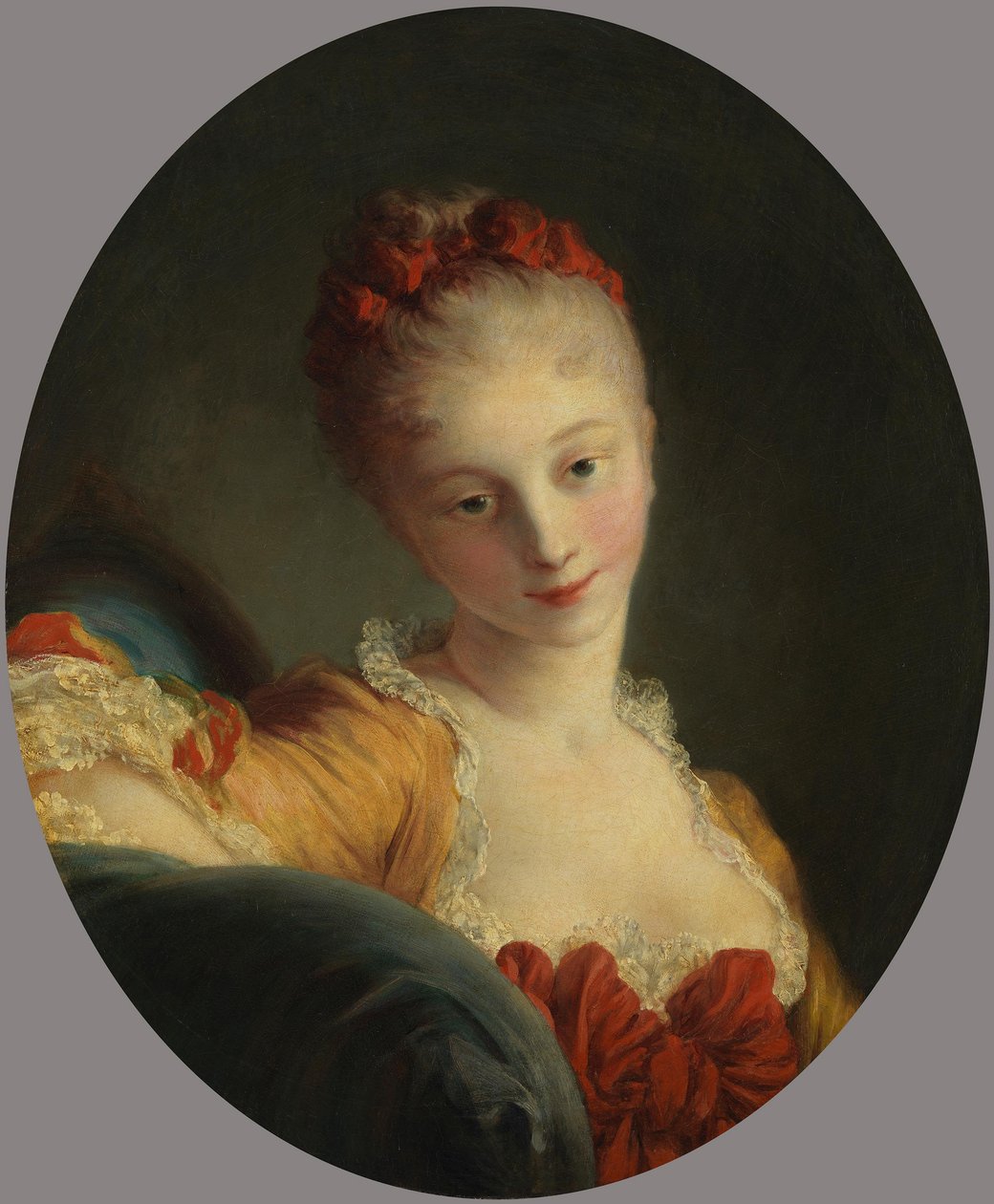 Portrait of a Young Lady (Marie-Madeleine Guimard?) by Jean-Honore Fragonard