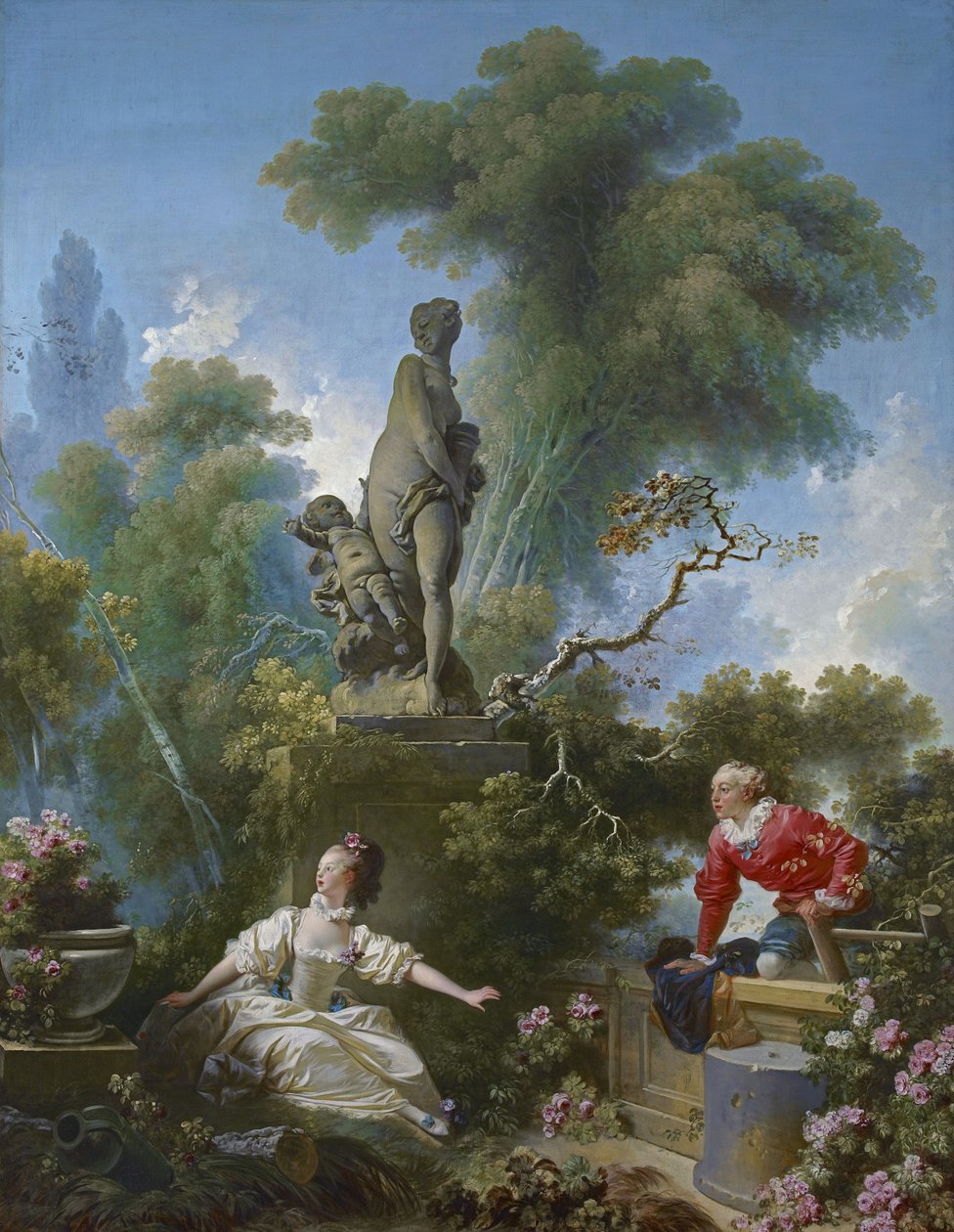The Progress of Love: The Meeting by Jean-Honore Fragonard