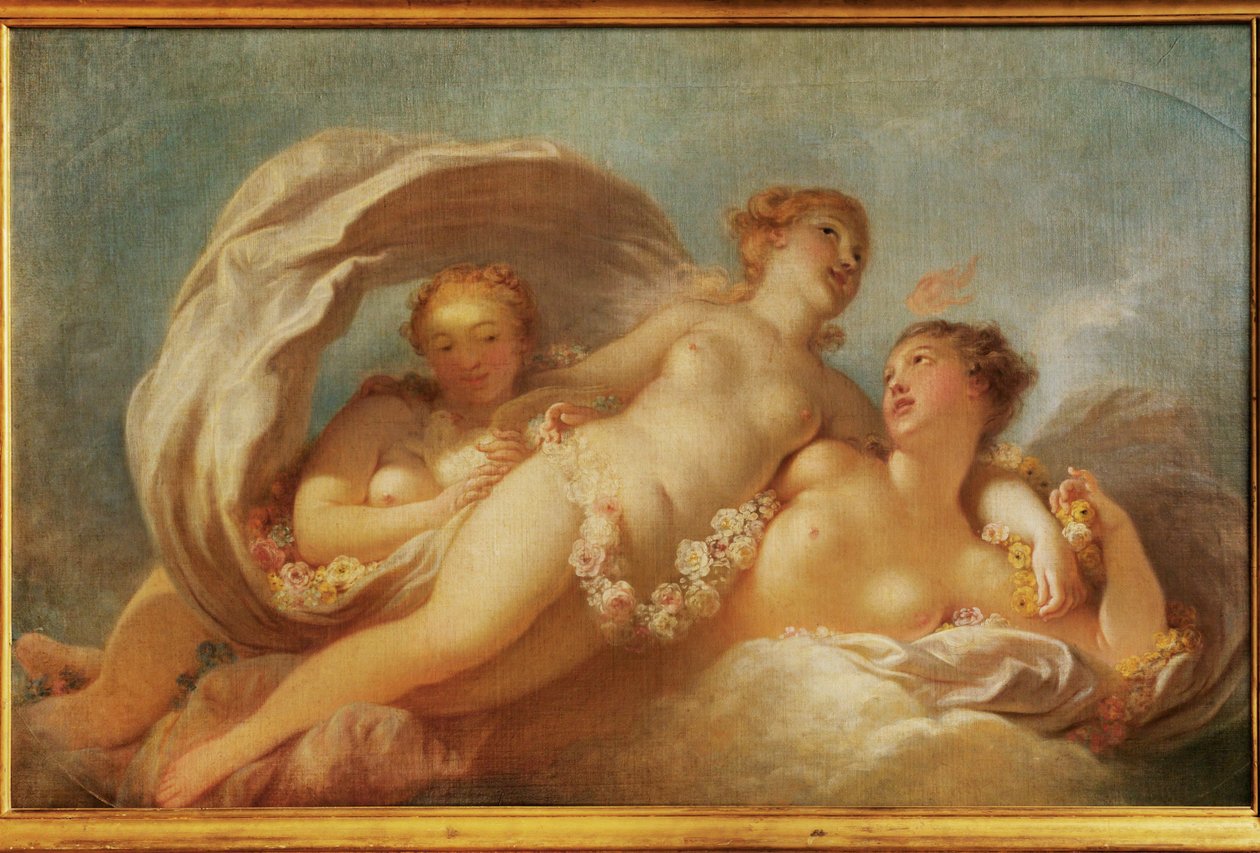The Three Graces by Jean-Honore Fragonard