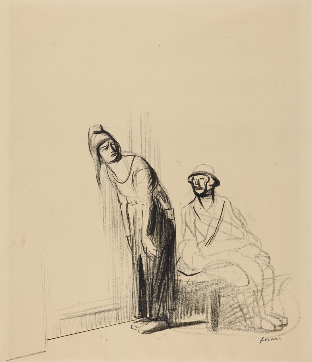 At the Peace Conference, c.1919 by Jean-Louis & Caran D