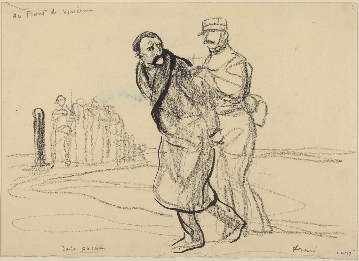 At the Vincennes Front. Bolo Pasha, c.1914-1919 by Jean-Louis & Caran D