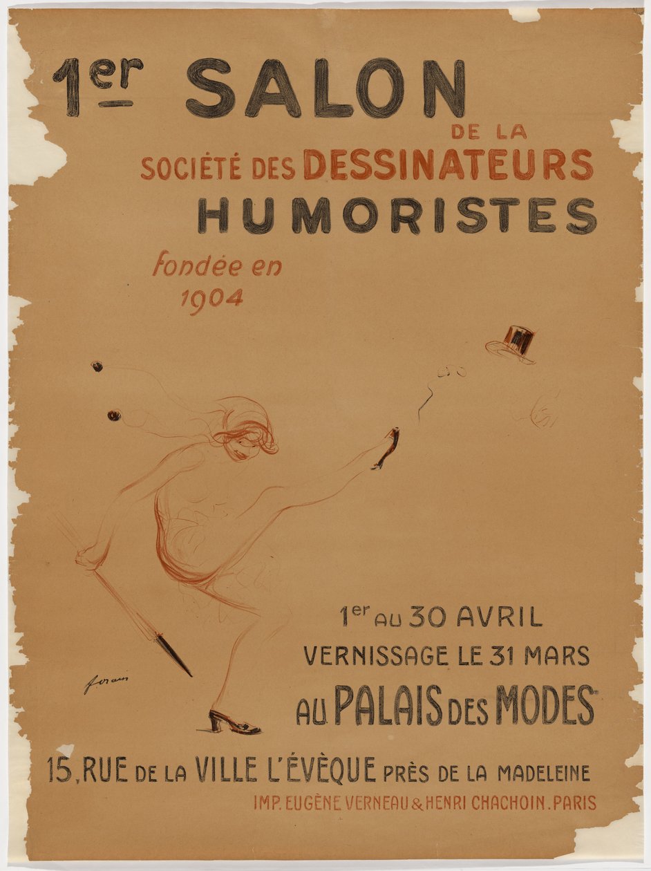 First Exhibition of the Humorists, Palace of Style by Jean-Louis Forain