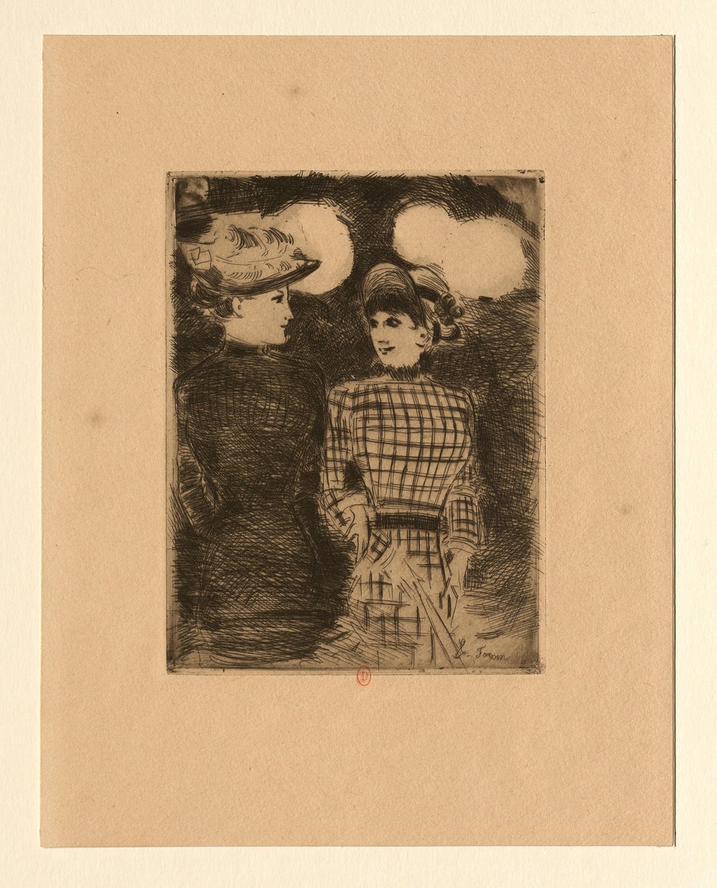 A Bullier by Jean-Louis Forain
