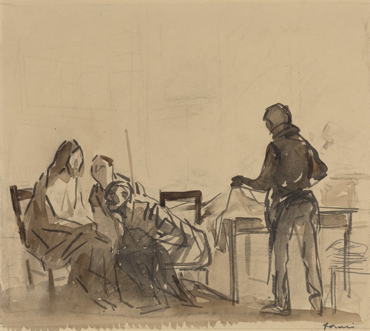Before the Repast at Emmaus by Jean-Louis Forain