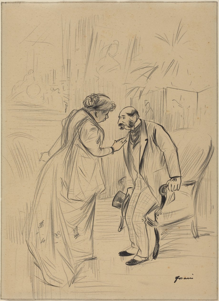 Parisian Comedy by Jean-Louis Forain