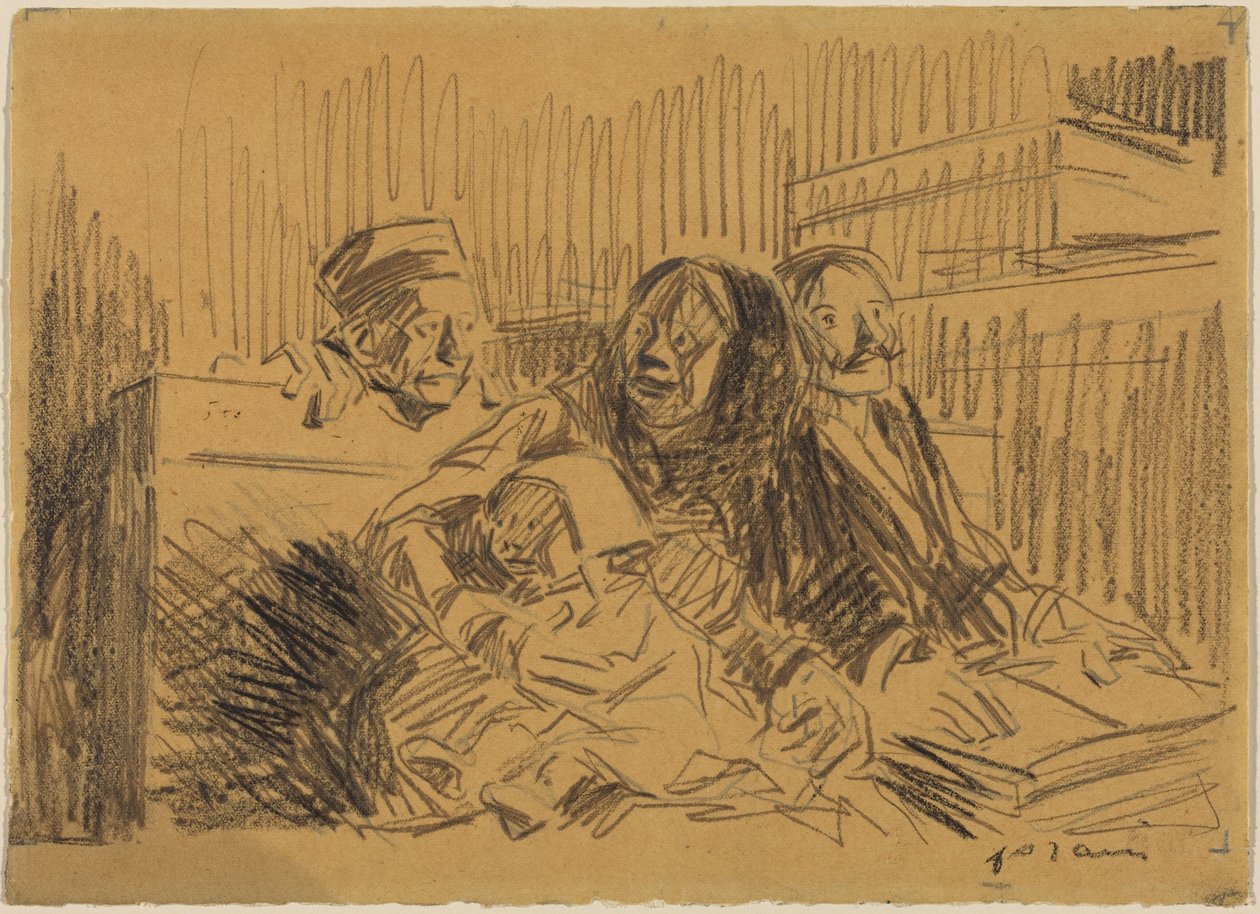 Defender and Accused by Jean-Louis Forain