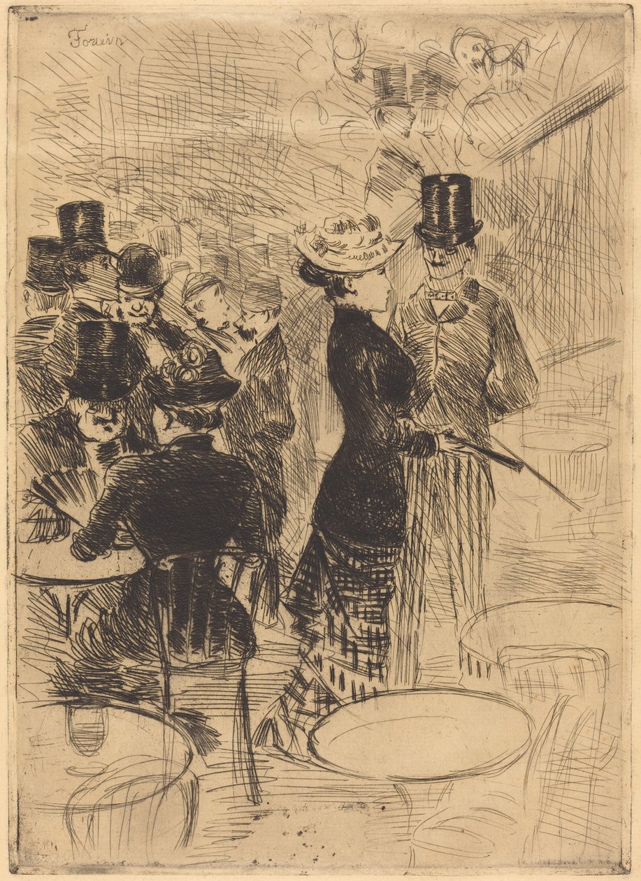 The Bar at the Folies-Bergère by Jean-Louis Forain