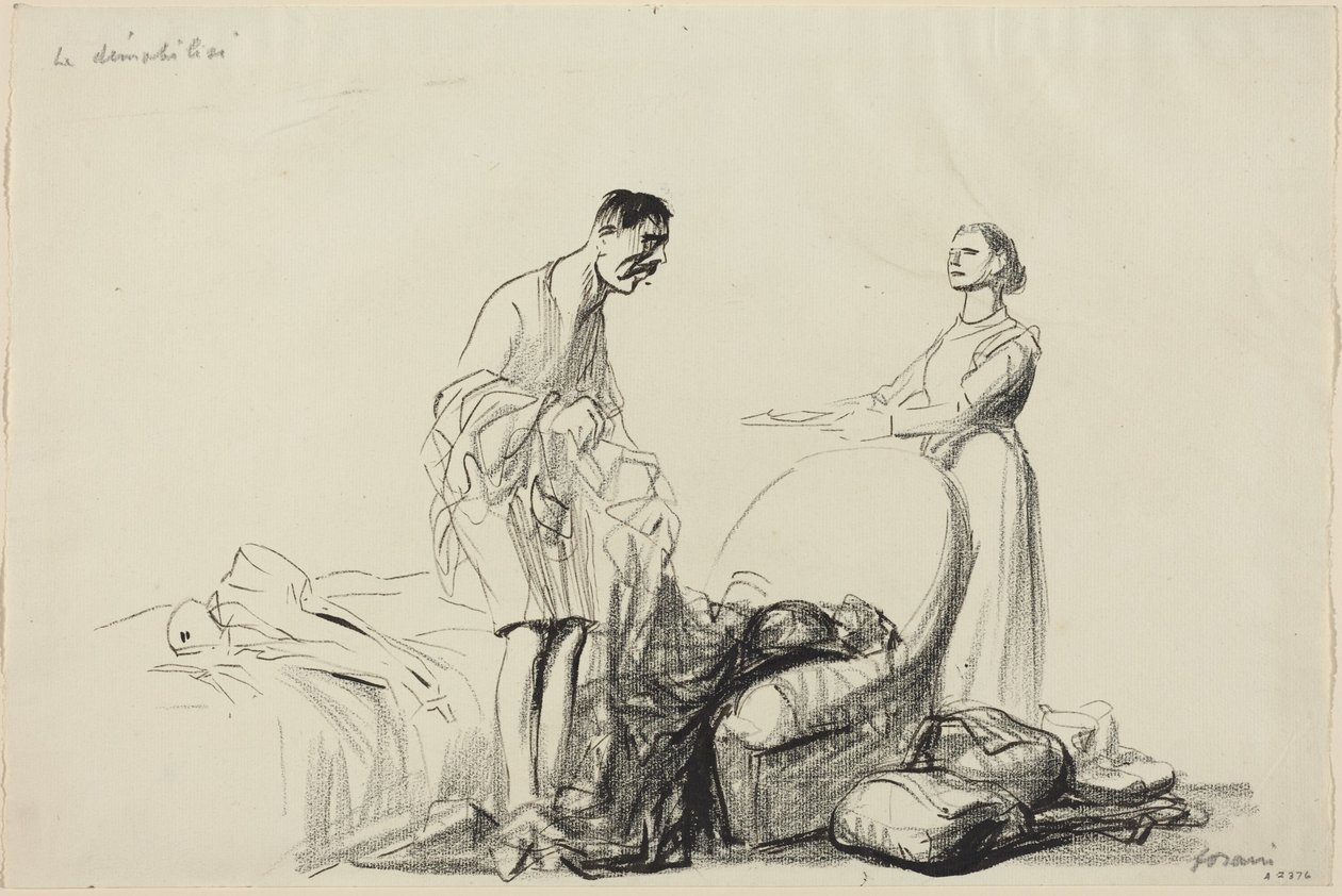 The Demobilized by Jean-Louis Forain