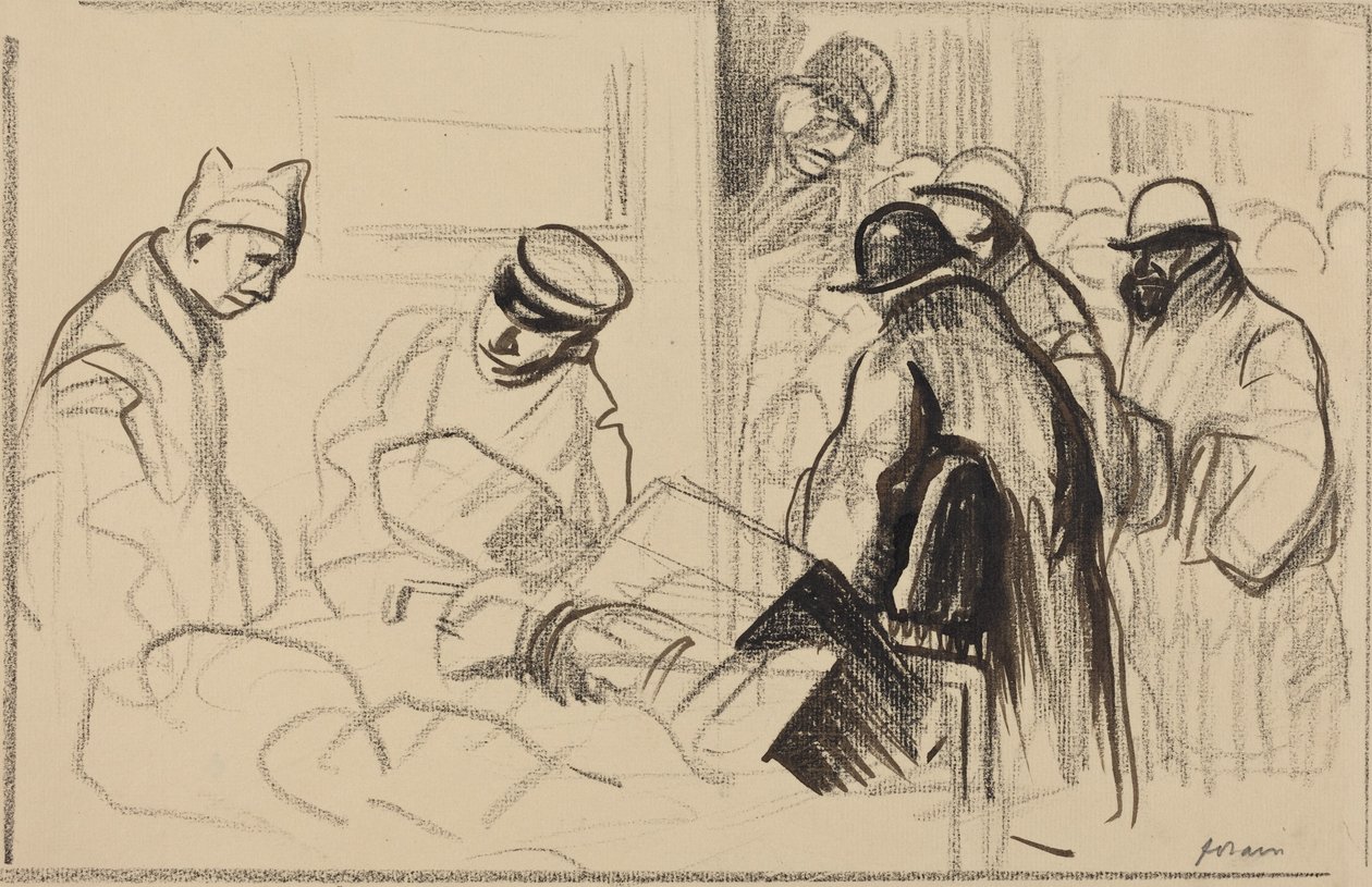 The Train for Berne by Jean-Louis Forain