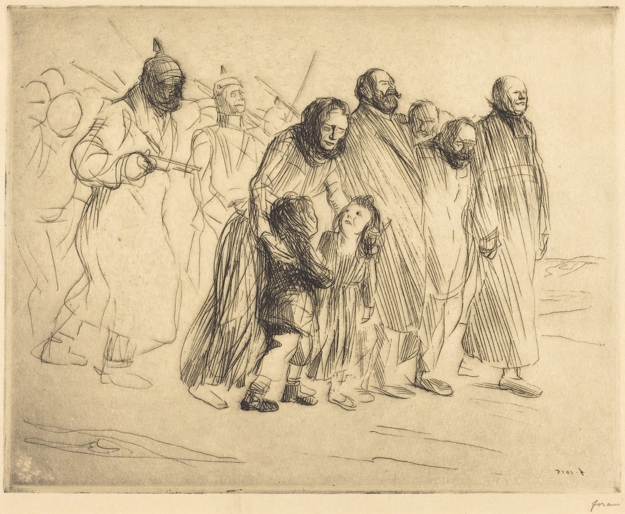 The Notables (small plate) by Jean-Louis Forain