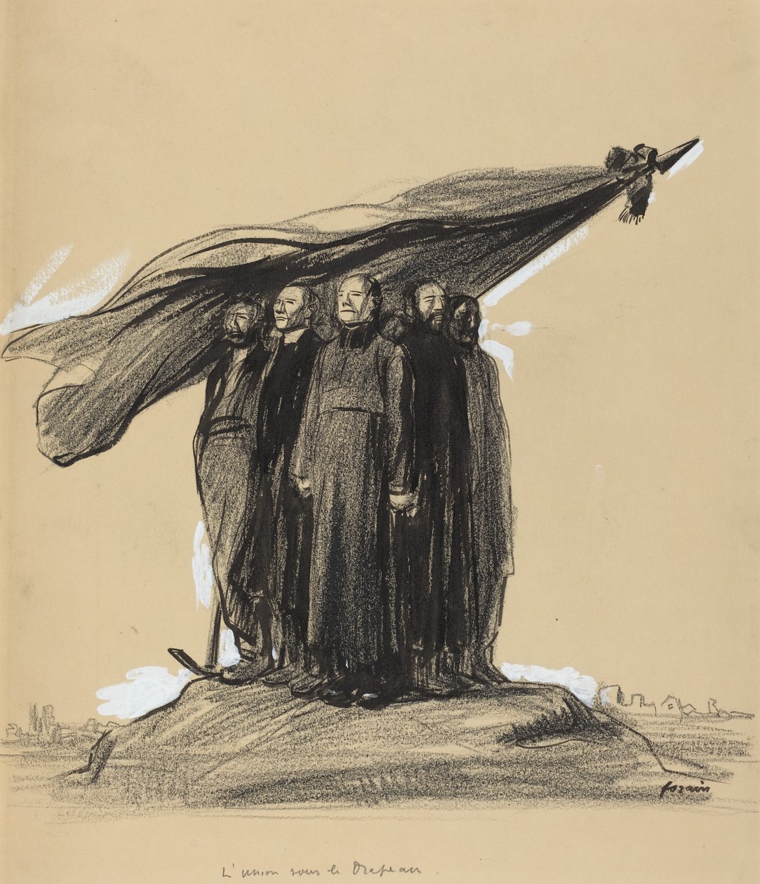 Union Under the Flag by Jean-Louis Forain