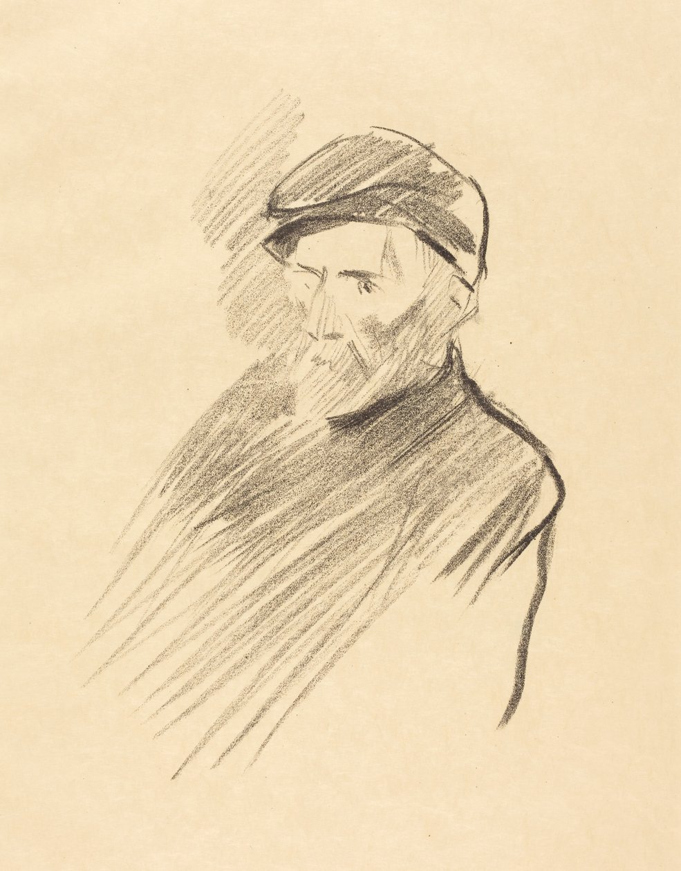 Portrait of Renoir (first plate) by Jean-Louis Forain