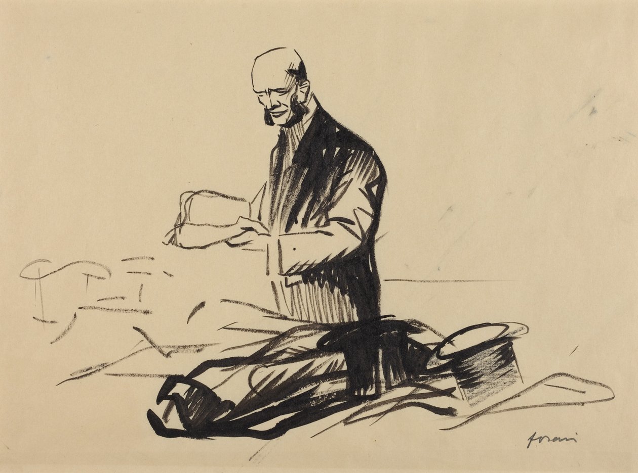 The Hat of Marshall Foch by Jean-Louis Forain