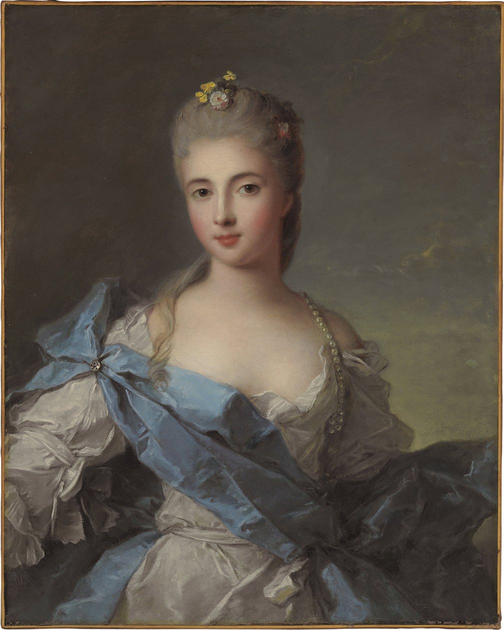 Portrait of the Duchess of La Rochefoucault by Jean-Marc Nattier